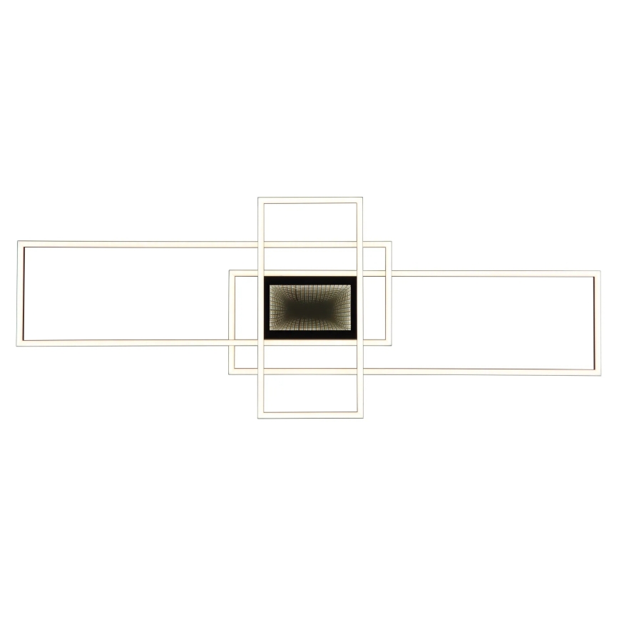 Globo - Dimmable LED Ceiling Light LED/60W/230V 2700-6500K 42x110,8 cm Black + Remote Control