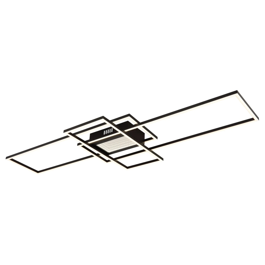 Globo - Dimmable LED Ceiling Light LED/60W/230V 2700-6500K 42x110,8 cm Black + Remote Control
