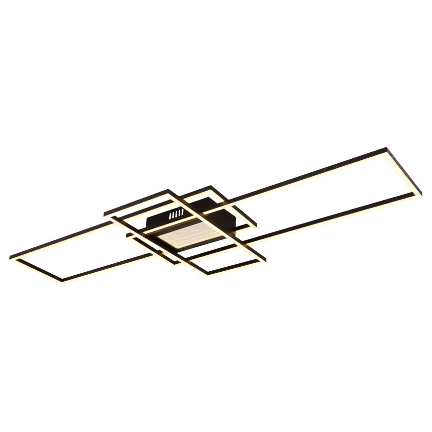Globo - Dimmable LED Ceiling Light LED/60W/230V 2700-6500K 42x110,8 cm Black + Remote Control