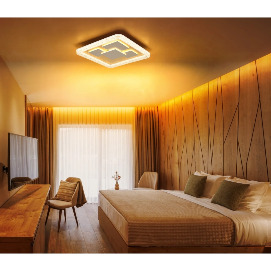 Globo - LED Ceiling Light LED/40W/230V 3000K 48,8x48,8 cm gold