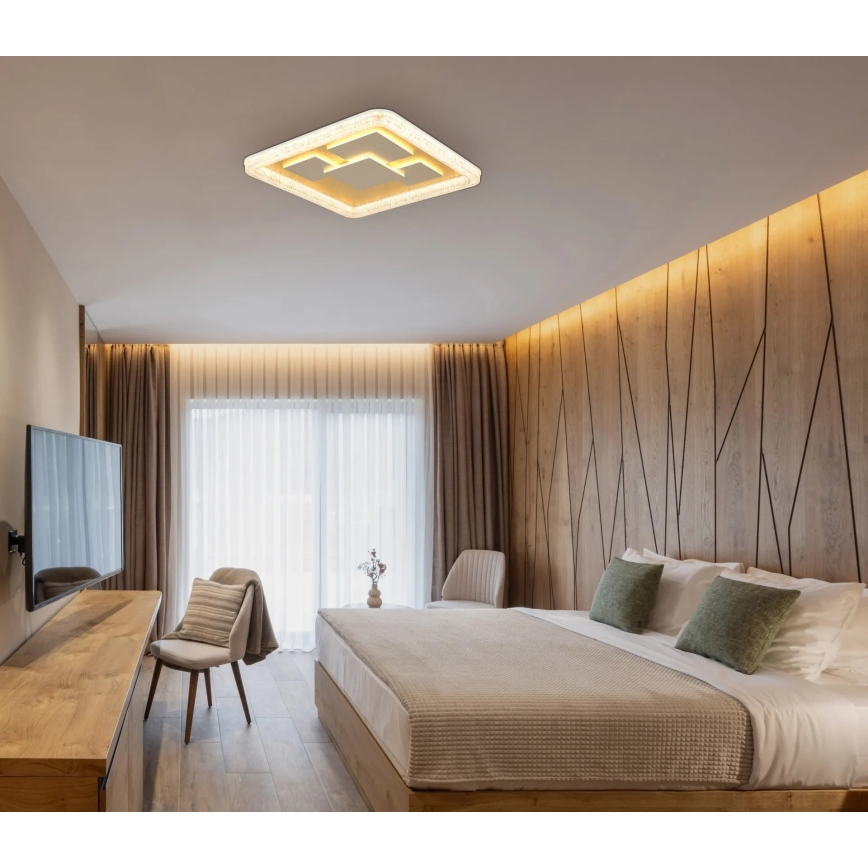 Globo - LED Ceiling Light LED/40W/230V 3000K 48,8x48,8 cm gold