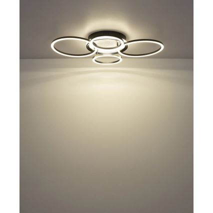 Globo - LED Ceiling Light LED/40W/230V 4000K 72x52 cm Black