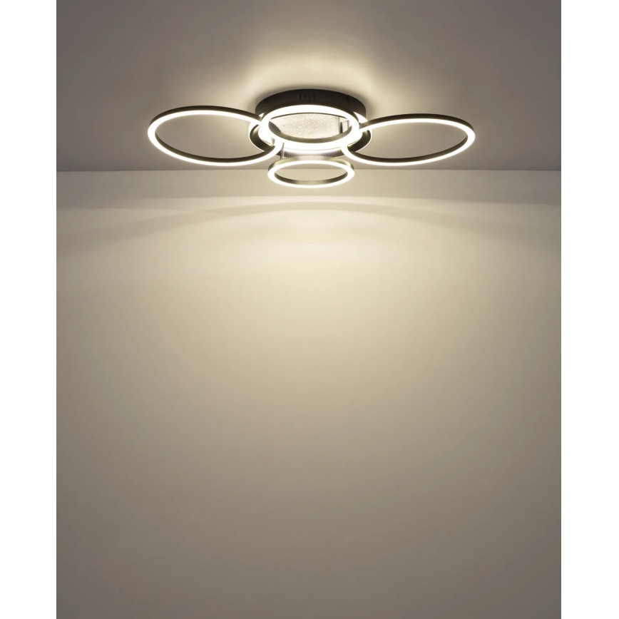Globo - LED Ceiling Light LED/40W/230V 4000K 72x52 cm Black