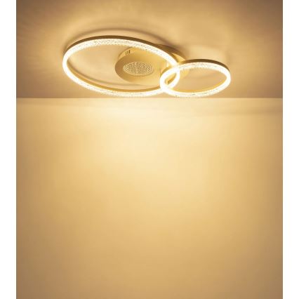 Globo - LED Ceiling Light LED/30W/230V 3000K 70x50 cm beige