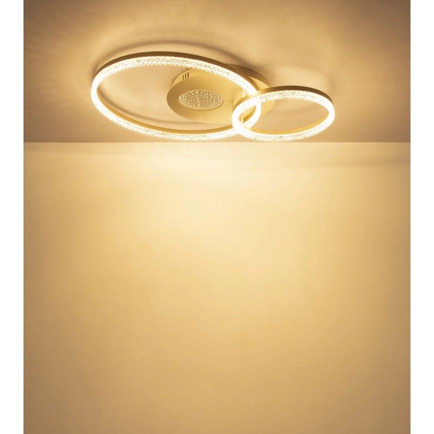Globo - LED Ceiling Light LED/30W/230V 3000K 70x50 cm beige