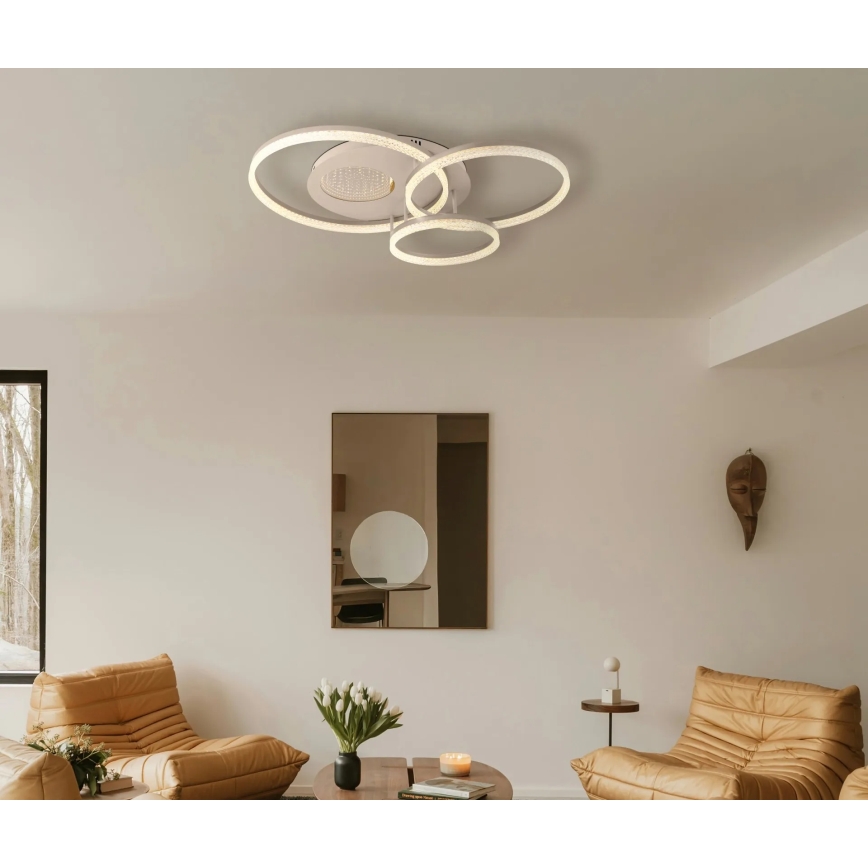 Globo - LED Ceiling Light LED/40W/230V 3000K 78x60 cm beige