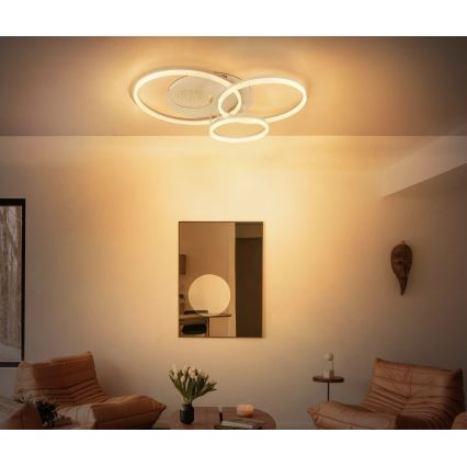 Globo - LED Ceiling Light LED/40W/230V 3000K 78x60 cm beige
