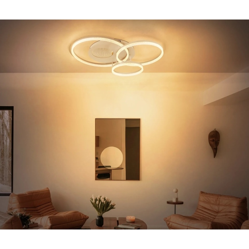 Globo - LED Ceiling Light LED/40W/230V 3000K 78x60 cm beige