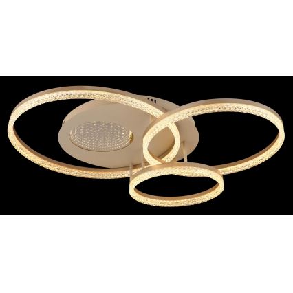 Globo - LED Ceiling Light LED/40W/230V 3000K 78x60 cm beige