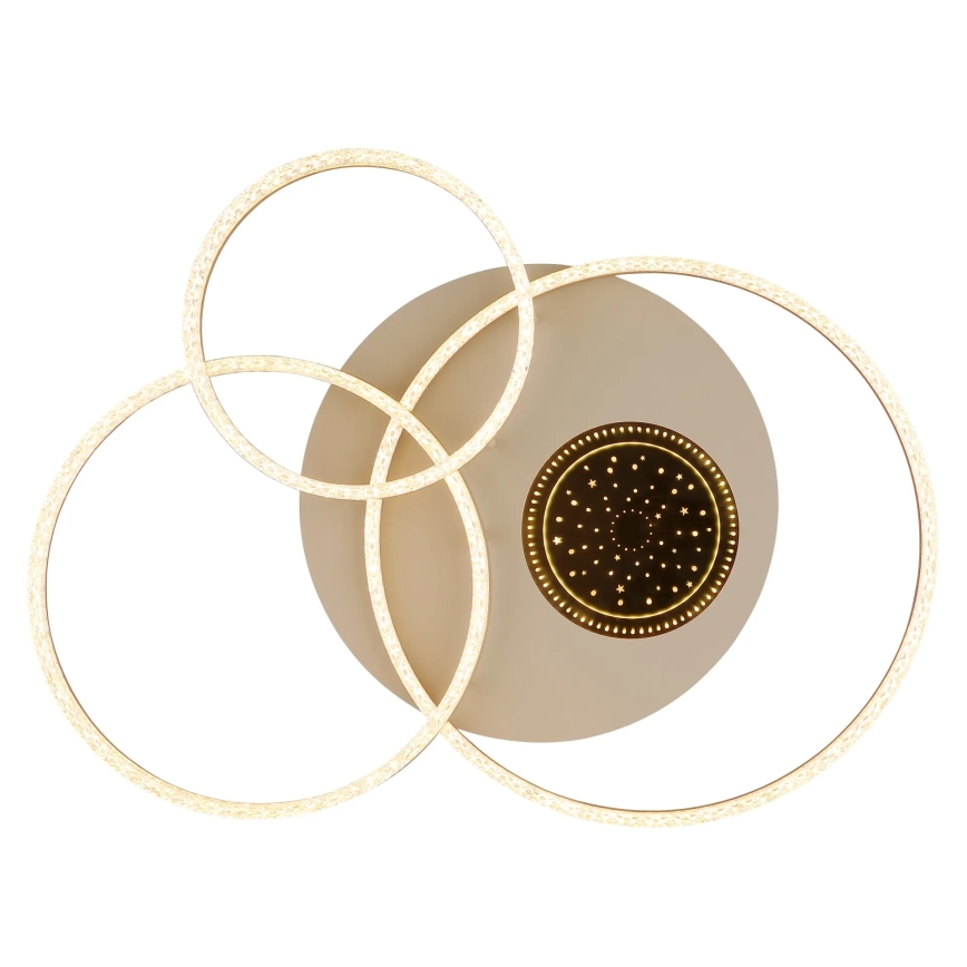 Globo - LED Ceiling Light LED/40W/230V 3000K 78x60 cm beige