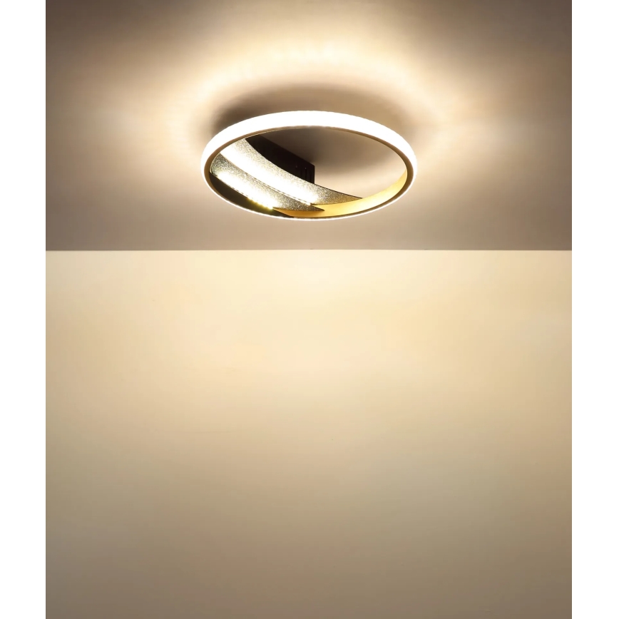 Globo - LED Ceiling Light LED/12W/230V 3000/4000/6000K Ø 29,5 cm gold