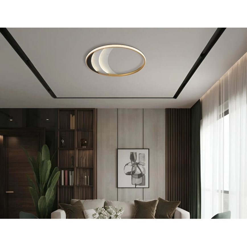 Globo - LED Ceiling Light LED/40W/230V 3000/4000/6000K Ø 52 cm Gold