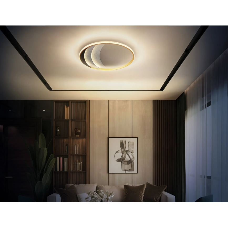 Globo - LED Ceiling Light LED/40W/230V 3000/4000/6000K Ø 52 cm Gold