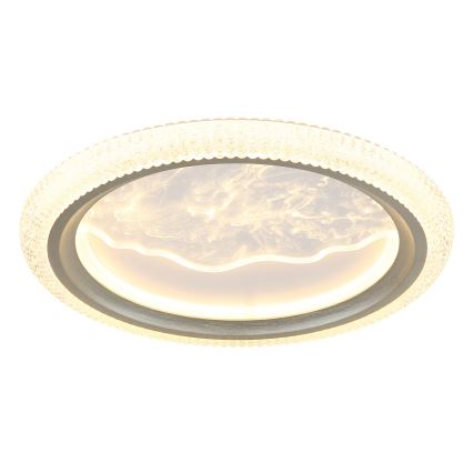 Globo - LED Ceiling Light LED/28W/230V 3000/4200/6000K Ø 39,5 cm Silver