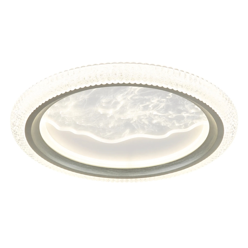 Globo - LED Ceiling Light LED/28W/230V 3000/4200/6000K Ø 39,5 cm Silver