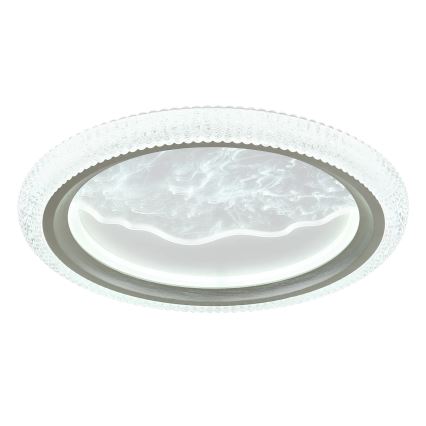 Globo - LED Ceiling Light LED/28W/230V 3000/4200/6000K Ø 39,5 cm Silver