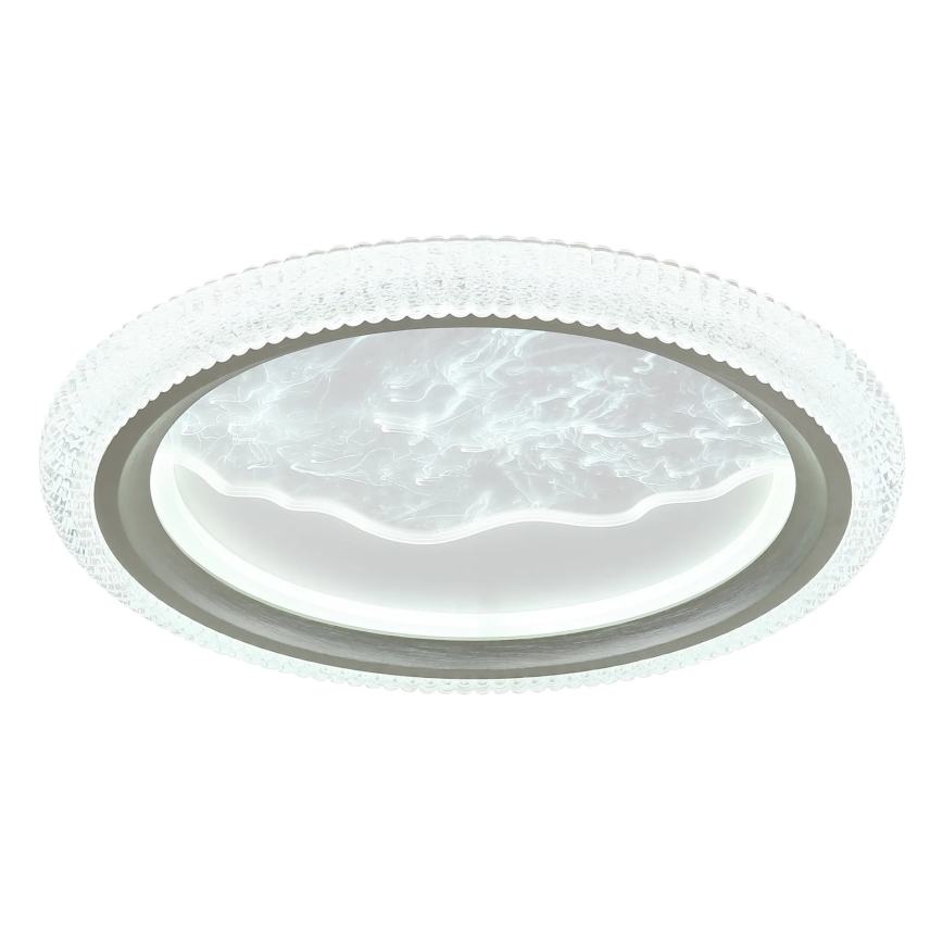 Globo - LED Ceiling Light LED/28W/230V 3000/4200/6000K Ø 39,5 cm Silver