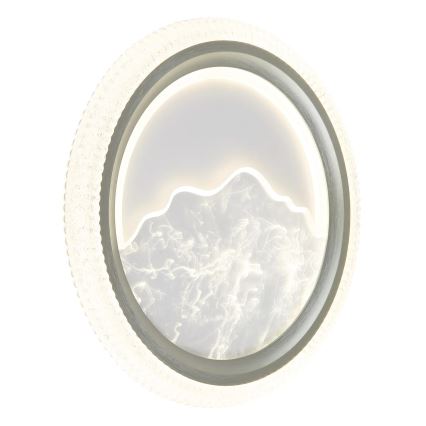 Globo - LED Ceiling Light LED/28W/230V 3000/4200/6000K Ø 39,5 cm Silver