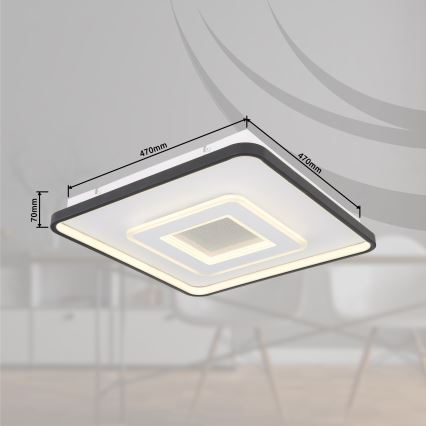 Globo - LED Dimmable ceiling light LED/36W/230V 2700-6000K + remote control