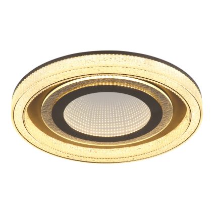 Globo - LED Dimmable ceiling light LED/48W/230V 2700-6000K d. 48 cm anthracite + remote control