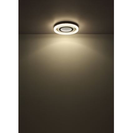 Globo - LED Dimmable ceiling light LED/48W/230V 2700-6000K d. 48 cm anthracite + remote control