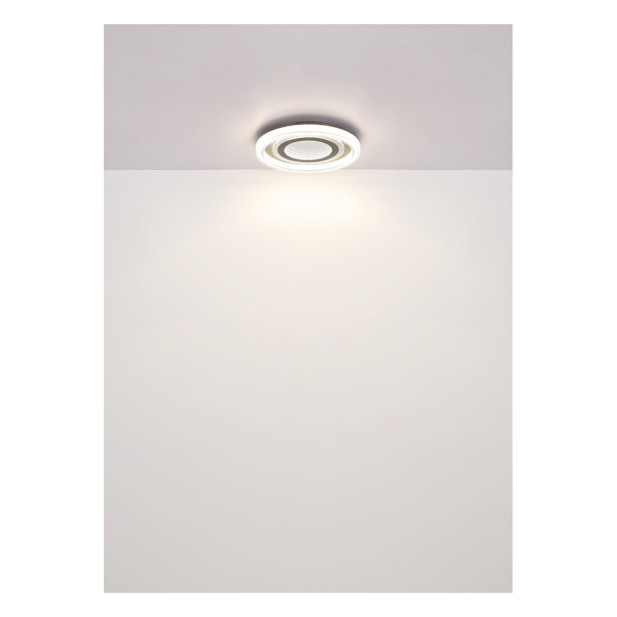 Globo - LED Dimmable ceiling light LED/48W/230V 2700-6000K d. 48 cm anthracite + remote control
