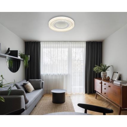 Globo - LED Dimmable ceiling light LED/48W/230V 2700-6000K d. 48 cm white + remote control