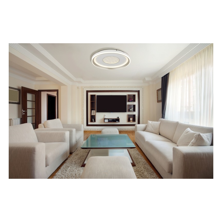 Globo - LED Dimmable ceiling light LED/48W/230V 2700-6000K d. 48 cm + remote control