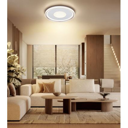 Globo - LED Dimmable ceiling light LED/60W/230V 2700-6000K diameter 59 cm beige + remote control