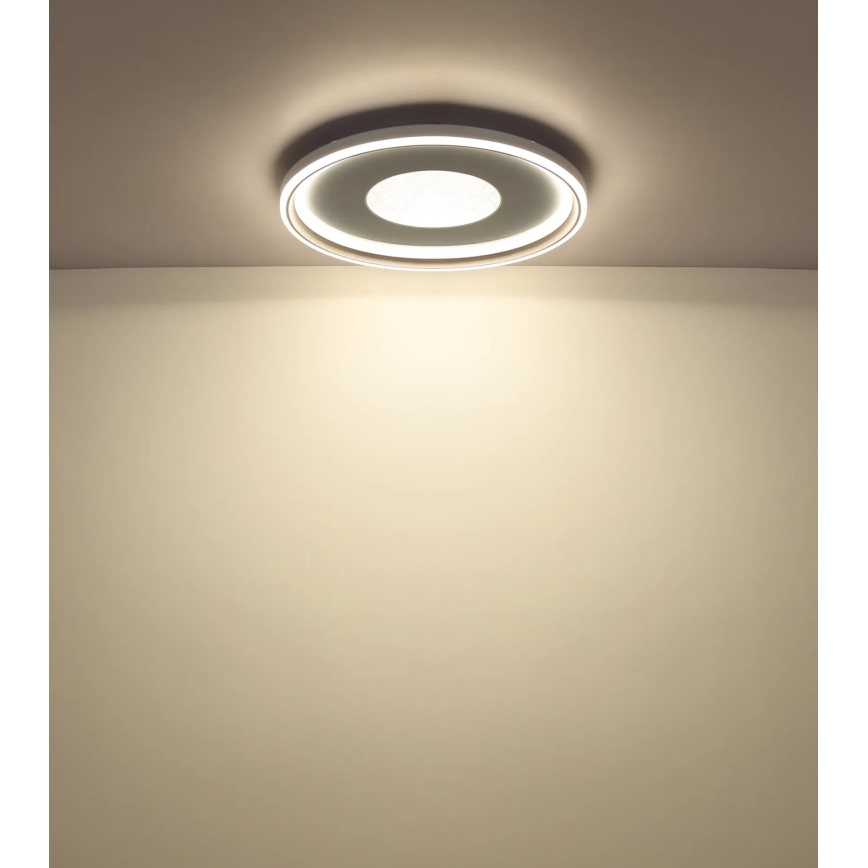 Globo - LED Dimmable ceiling light LED/60W/230V 2700-6000K diameter 59 cm beige + remote control