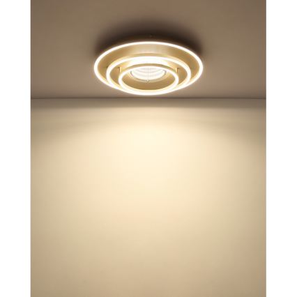 Globo - LED Ceiling Light LED/40W/230V 3000/4000/6000K Ø 51 cm beige