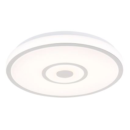 Globo - LED Ceiling Light, 24W, 230V, 3000/4000/6000K, Ø 38 cm, white/matte chrome
