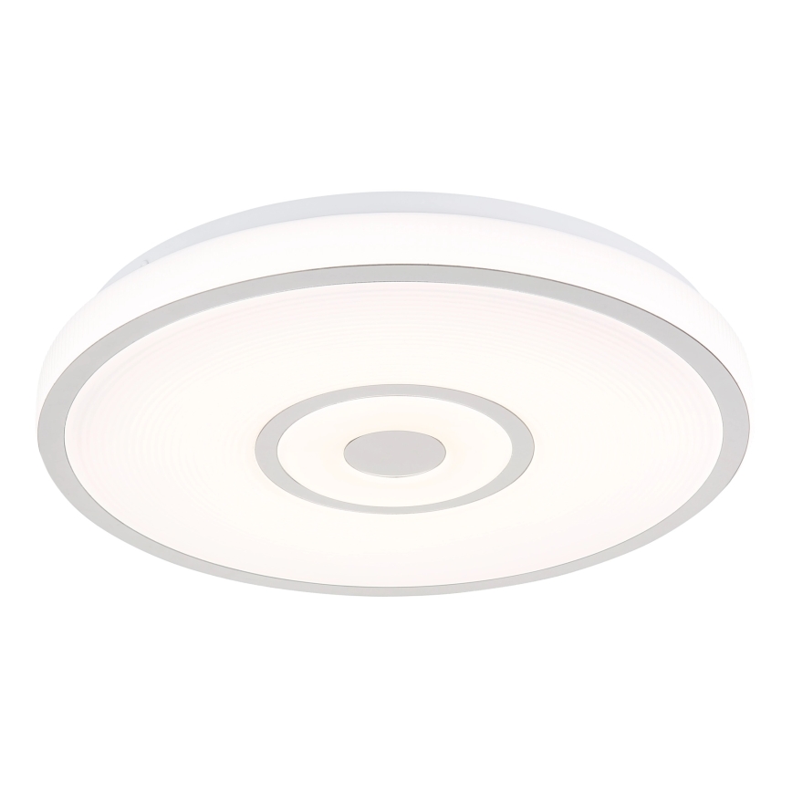 Globo - LED Ceiling Light, 24W, 230V, 3000/4000/6000K, Ø 38 cm, white/matte chrome
