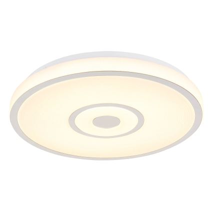 Globo - LED Ceiling Light, 24W, 230V, 3000/4000/6000K, Ø 38 cm, white/matte chrome