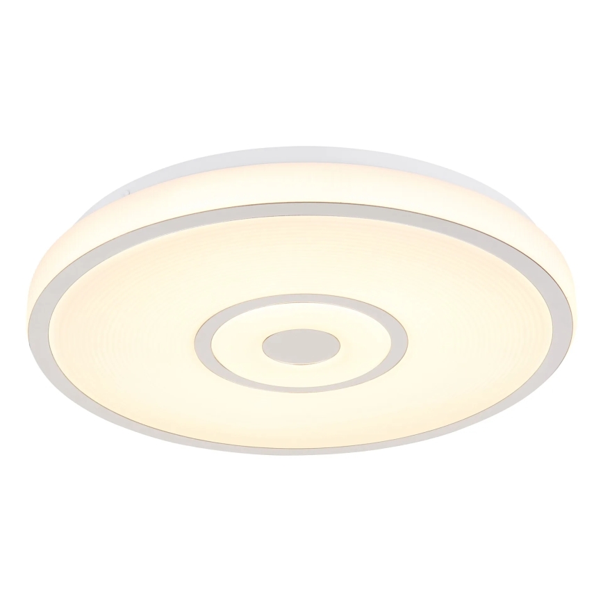 Globo - LED Ceiling Light, 24W, 230V, 3000/4000/6000K, Ø 38 cm, white/matte chrome