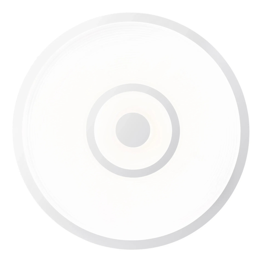Globo - LED Ceiling Light, 24W, 230V, 3000/4000/6000K, Ø 38 cm, white/matte chrome