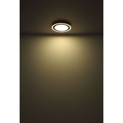 Globo - LED Ceiling light LED/24W/230V 4000K d. 34 cm black