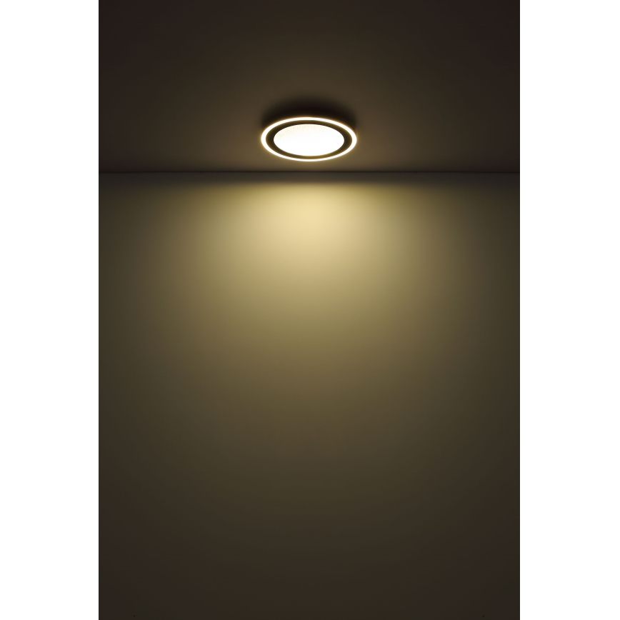 Globo - LED Ceiling light LED/24W/230V 4000K d. 34 cm black