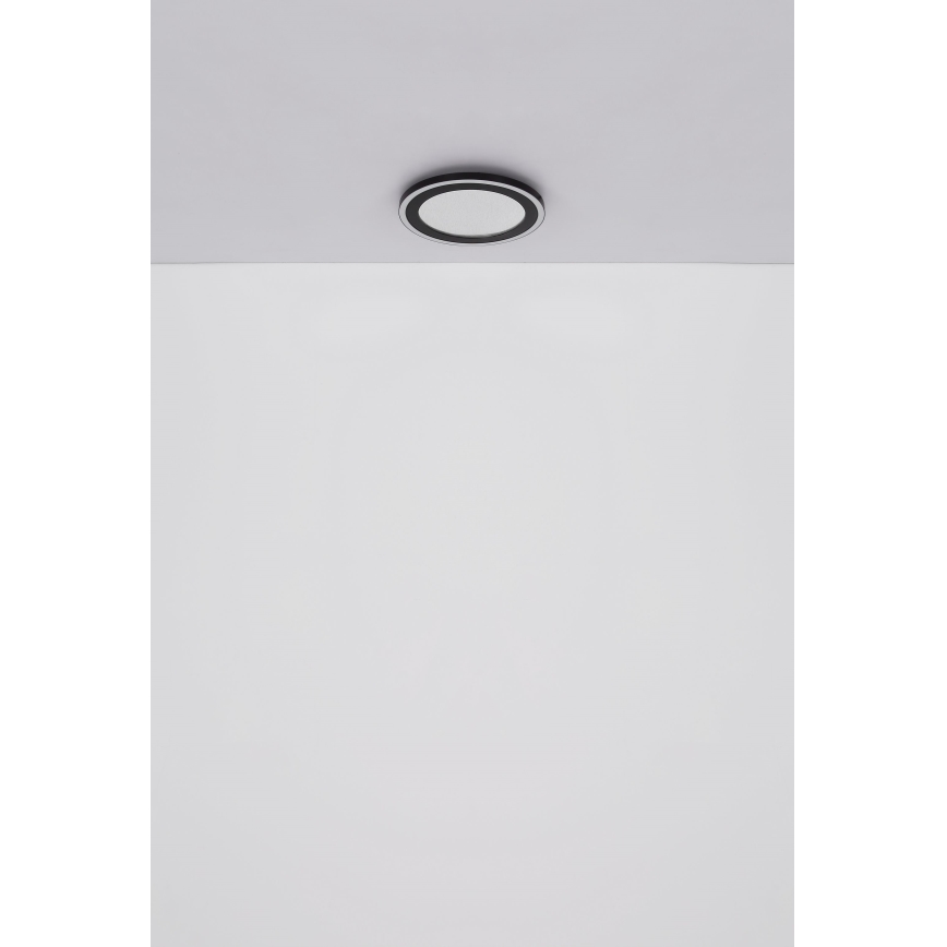 Globo - LED Ceiling light LED/24W/230V 4000K d. 34 cm black