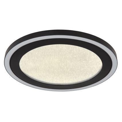 Globo - LED Ceiling light LED/24W/230V 4000K d. 34 cm black