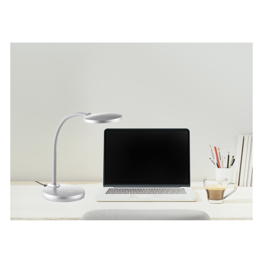 Globo - LED Dimmable touch table lamp LED/4W/230V silver