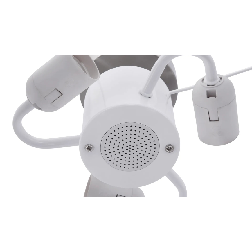 Globo 54004DL - Ceiling light with a speaker THERESA 3xE27/40W/230V
