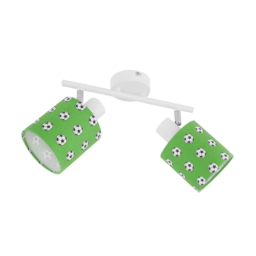 Globo 54009-2 - Children's spotlight LEMMI 2xE14/15W/230V