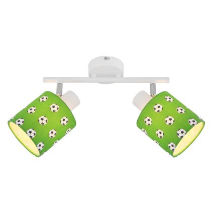 Globo 54009-2 - Children's spotlight LEMMI 2xE14/15W/230V