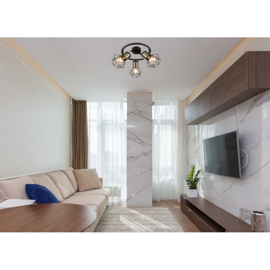 Globo - Spotlight PRISKA 3xE27/40W/230V