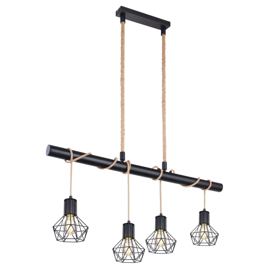 Globo - Chandelier on a string 4xE27/60W/230V