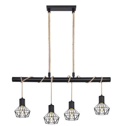 Globo - Chandelier on a string 4xE27/60W/230V