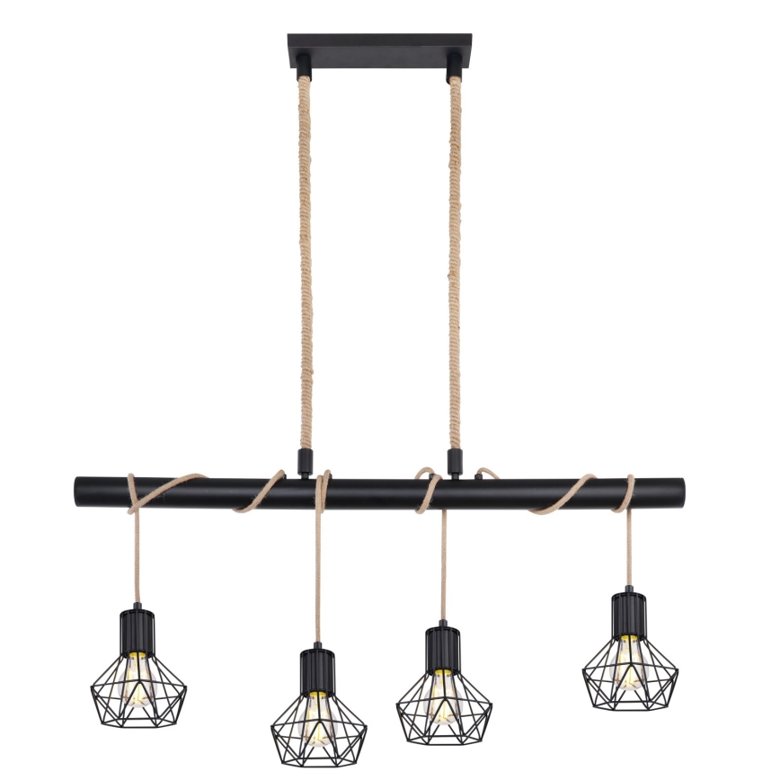 Globo - Chandelier on a string 4xE27/60W/230V