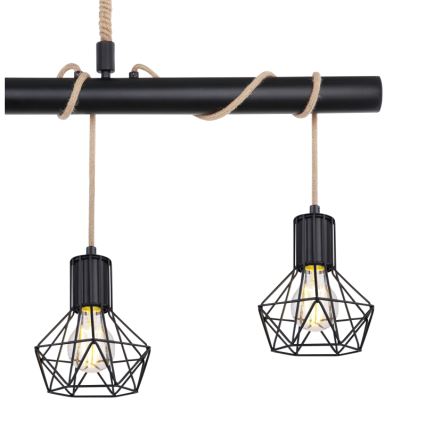 Globo - Chandelier on a string 4xE27/60W/230V