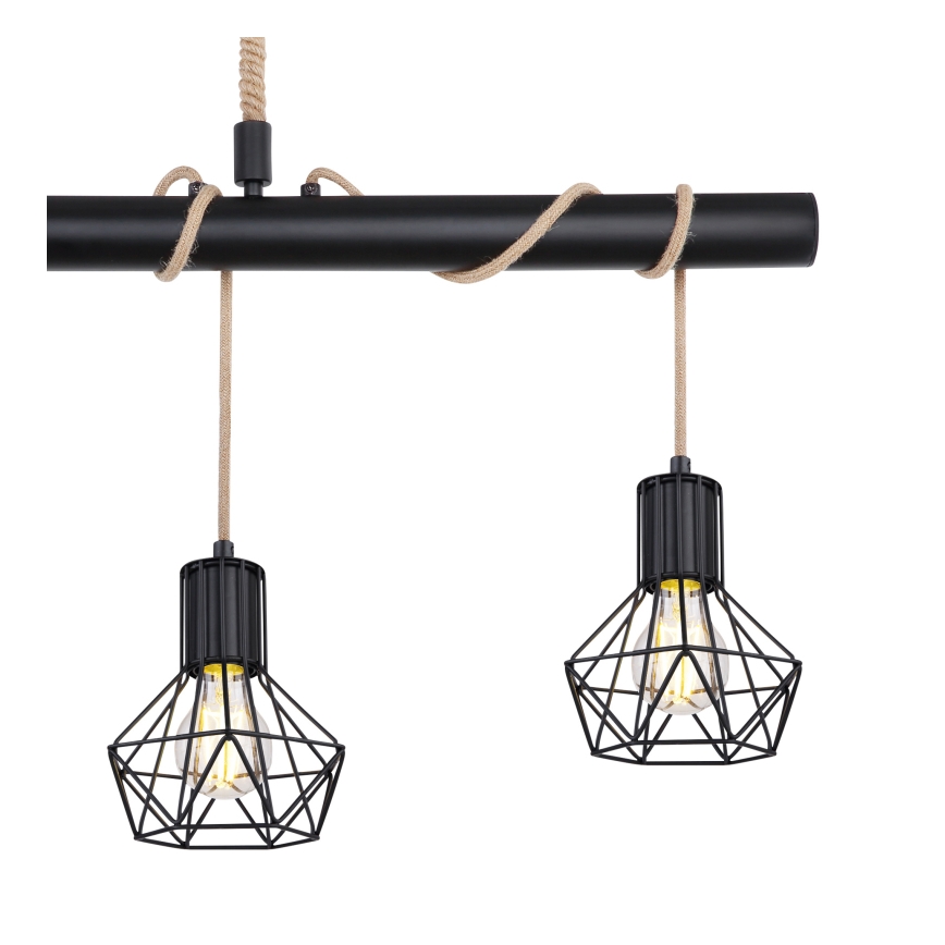 Globo - Chandelier on a string 4xE27/60W/230V